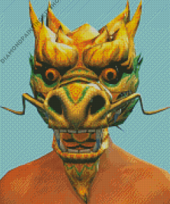 Dragon Mask Diamond Painting