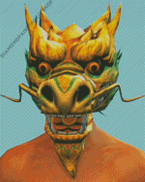 Dragon Mask Diamond Painting