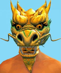 Dragon Mask Diamond Painting