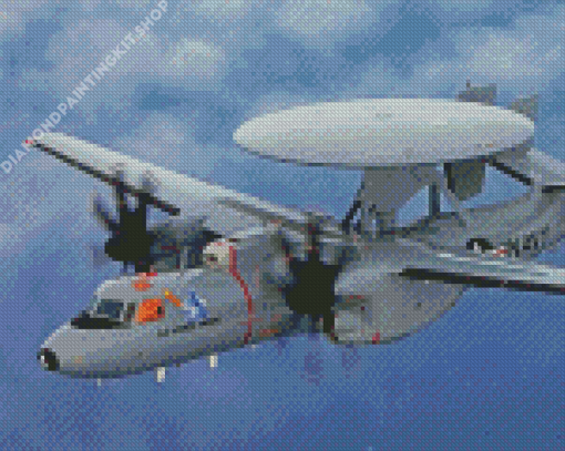 E2d Hawkeye Plane Diamond Painting