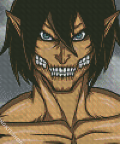 Eren Titan Form Art Diamond Painting