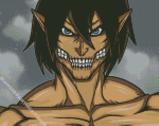 Eren Titan Form Art Diamond Painting