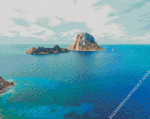 Es Vedra Island View Diamond Painting