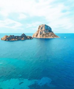 Es Vedra Island View Diamond Painting