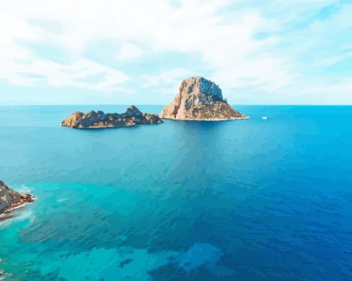 Es Vedra Island View Diamond Painting