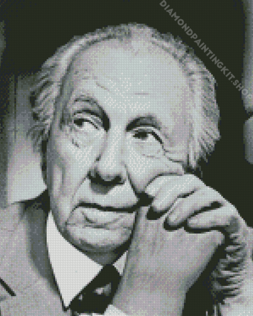 Frank Lloyd Wright Portrait Diamond Painting