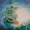 Going Merry One Piece Ship Diamond Painting