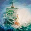 Going Merry One Piece Ship Diamond Painting