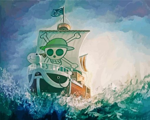 Going Merry One Piece Ship Diamond Painting