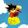 Goku And His Flying Nimbus Diamond Painting