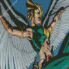 Hawkgirl Comics Diamond Painting