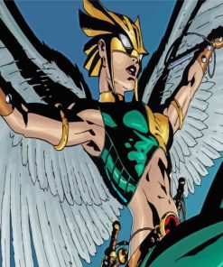 Hawkgirl Comics Diamond Painting