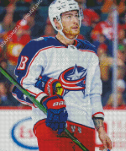 Ice Hockey Player Pierre Luc Dubois Diamond Painting