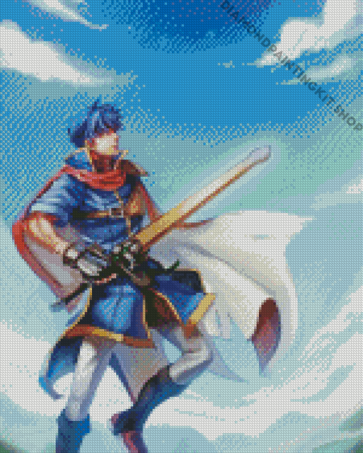 Ike Fire Emblem Game Diamond Painting