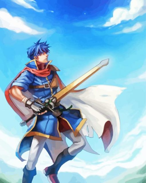 Ike Fire Emblem Game Diamond Painting