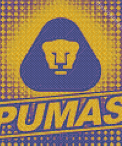 Pumas Unam Logo Diamond Painting