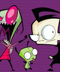 Invader Zim Animation Diamond Painting