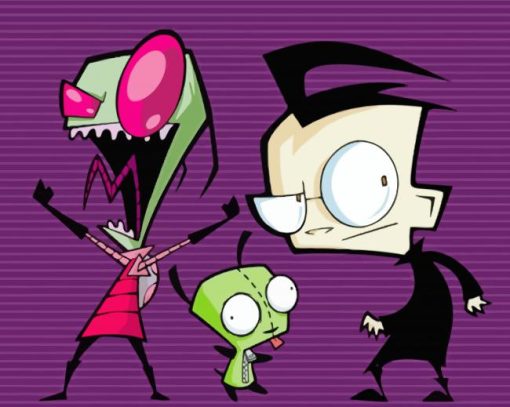 Invader Zim Animation Diamond Painting