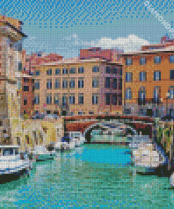 Italy Livorno City Diamond Painting