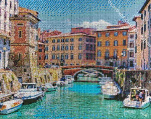 Italy Livorno City Diamond Painting