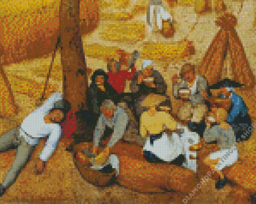 The Harvesters By Pieter Bruegel Diamond Painting