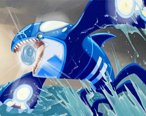 Kyogre Whale Diamond Painting