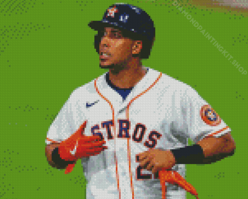 Michael Brantley Art Diamond Painting