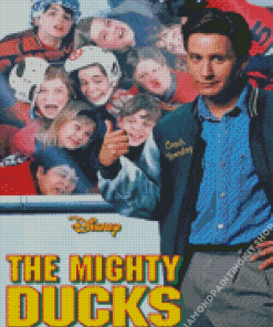 The Mighty Ducks Characters Diamond Painting