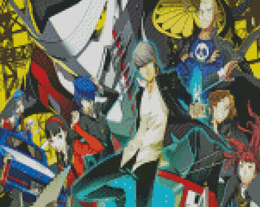 Persona 4 Game Characters Diamond Painting