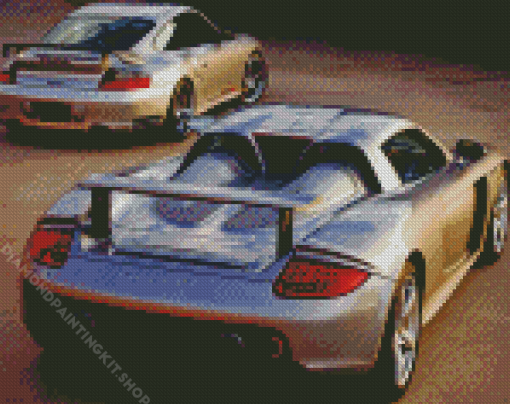 Porsche 911 Carrera GT Diamond Painting