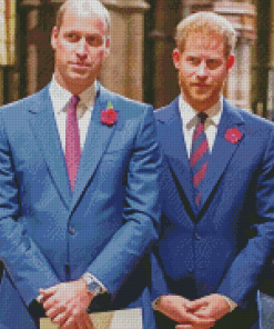 Prince William And Harry Diamond Painting