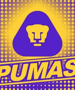 Pumas Unam Logo Diamond Painting