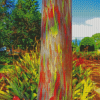 Rainbow Eucalyptus Tree Diamond Painting