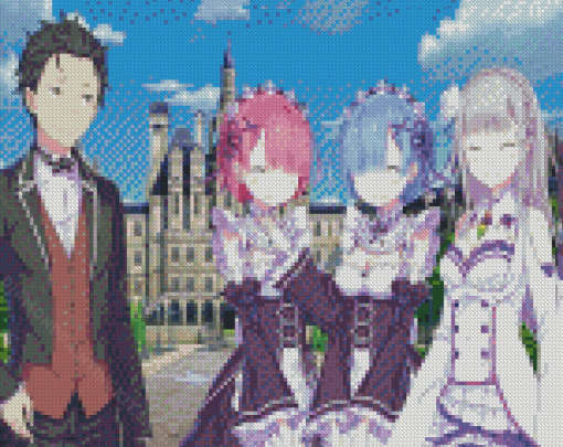 Rezero Diamond Painting