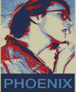 River Phoenix Poster Diamond Painting