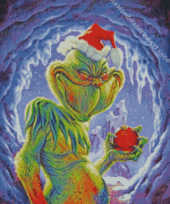 Scary Grinch Diamond Painting