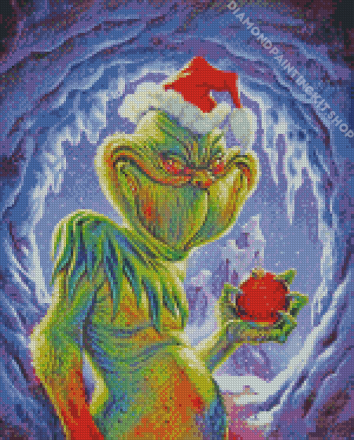 Scary Grinch Diamond Painting