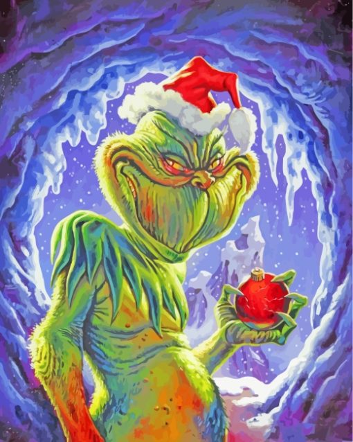 Scary Grinch Diamond Painting