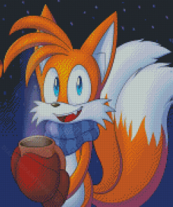 Sonic The Hedgehog Miles Prower Diamond Painting