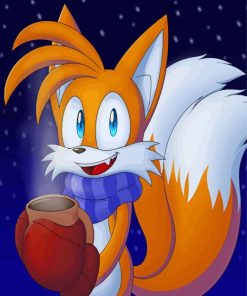 Sonic The Hedgehog Miles Prower Diamond Painting