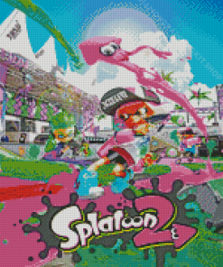 Splatoon 2 Poster Diamond Painting