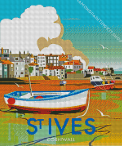 St Ives Bay Poster Diamond Painting