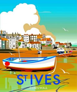 St Ives Bay Poster Diamond Painting