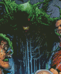 Swamp Thing Characters Diamond Painting