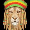 The Lion With Dreadlocks Diamond Painting