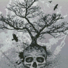 The Skull Tree Diamond Painting