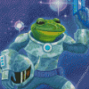 The Space Frog Diamond Painting