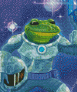 The Space Frog Diamond Painting