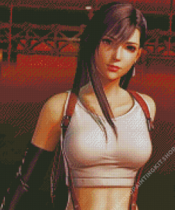 Tifa Lockhart Diamond Painting