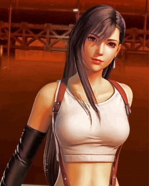 Tifa Lockhart Diamond Painting